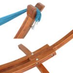 Gardeon Hammock Bed Outdoor Camping Timber Hammock Wooden Stand - Image 3