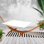Gardeon Hammock Bed Outdoor Camping Garden Timber Hammock with Stand - Image 8