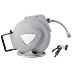 Water Hose Reel 20M Retractable Auto Rewind Spray Gun Garden - Image 4