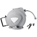 Water Hose Reel 30M Retractable Garden Auto Rewind Spray Gun - Image 4