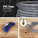 Green Fingers 30M Water Hose Reel Retractable Auto Rewind Wall Mount Garden Spray Gun - Image 6