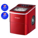 DEVANTi Portable Ice Cube Maker Machine 2L Home Bar Benchtop Easy Quick Red - Image 8