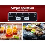 DEVANTi Portable Ice Cube Maker Machine 2L Home Bar Benchtop Easy Quick Red - Image 5