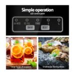 Devanti 2.4L Stainless Steel Portable Ice Cube Maker - Image 4