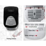 Devanti 2.4L Stainless Steel Portable Ice Cube Maker - Image 7