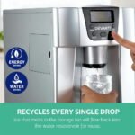 Devanti 2L Portable Ice Cuber Maker & Water Dispenser - Silver - Image 6