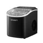 Devanti Portable Ice Maker Machine Ice Cube Tray 12kg Bar Countertop Black - Image 7