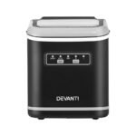 Devanti Ice Maker Machine Portable 12kg Countertop w/Self Cleaning 1.3L Black - Image 3