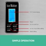 Devanti 15kg Ice Maker Machine Silver - Image 4