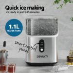 Devanti Ice Maker Machine 15kg Nugget Ice Cube - Image 4