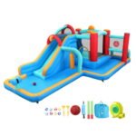 Kids Inflatable Water Slide Splash Pool Park Jumping Castle Bounce 615X322CM