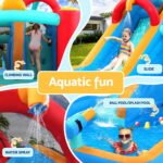 Kids Inflatable Water Slide Splash Pool Park Jumping Castle Bounce 615X322CM - Image 3
