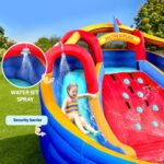 Kids Inflatable Pool Water Slide Cannon Splash Park Toss Game 408X386CM - Image 4