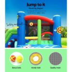 Happy Hop Inflatable Water Slide Jumping Trampoline Castle Bouncer Toy Splash - Image 5