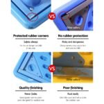 Keezi 5PCS Kids Table and Chairs Set Children Study Desk Furniture Plastic 4 Chairs - Image 6