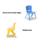Keezi 9PCS Kids Table and Chairs Set Children Study Desk Furniture Plastic 8 Chairs - Image 6
