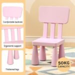 1 Keezi Kids Table and 2 Chairs Set Pink - Image 6
