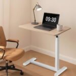 Artiss Laptop Desk Height Adjustable Mobile Workstation Computer Desks 70CM - Image 7