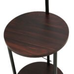 Artiss Floor Lamp 2 Tier Shelf Storage LED Light Stand Home Room Adjustable Head - Image 3