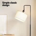 Artiss Floor Lamp 2 Tier Shelf Storage LED Light Stand Home Room Adjustable Head - Image 5