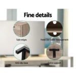 Artiss TV Cabinet Entertainment Unit 132cm Pine Tania - Image 8