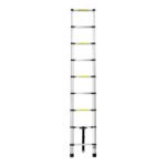 Giantz 2.6M Telescopic Ladder Aluminium Extension Extendable Steps Adjustable Height - Image 3