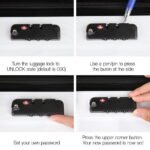 Wanderlite 2Set 20-28 Inch Luggage with TSA Lock Spinner Travel Suitcase Carry On Hard Shell Luggage Case White - Image 7