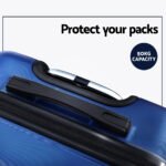 Wanderlite 3Set 20-24-28 Inch Luggage with TSA Lock Spinner Carry On Hard Shell Travel Suitcase Luggage Case Blue - Image 6