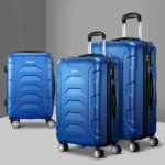 Wanderlite 3Set 20-24-28 Inch Luggage with TSA Lock Spinner Carry On Hard Shell Travel Suitcase Luggage Case Blue - Image 7