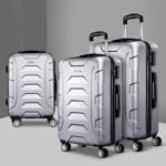 Wanderlite 3Set 20-24-28 Inch Luggage with TSA Lock Spinner Carry On Hard Shell Travel Suitcase Luggage Case Silver - Image 7