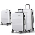 Wanderlite 20" 24" 28" Luggage with TSA Lock Spinner Travel Suitcase Carry On Hard Shell Luggage Case White - Image 8