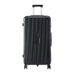 Wanderlite 32" Trunk Luggage Suitcase Travel 5 Wheels Type-C Port TSA Black - Image 3