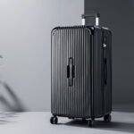 Wanderlite 32" Trunk Luggage Suitcase Travel 5 Wheels Type-C Port TSA Black - Image 7