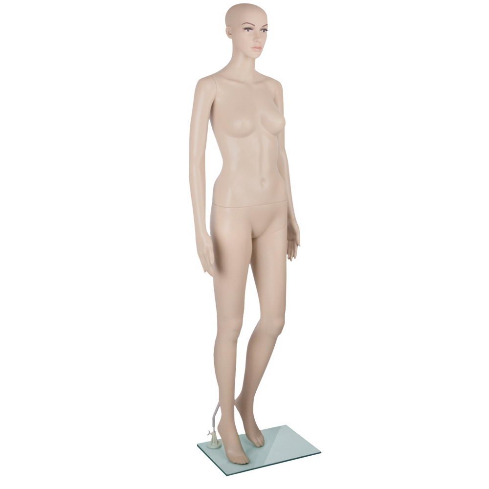 MANNE-FEM-WF-SKCO-00.jpg 175cm Tall Full Body Female Mannequin - Skin Coloured - Image 1