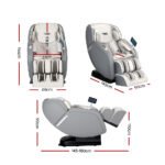 Livemor 4D Massage Chair Electric Recliner Home Massager Gary - Image 2