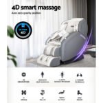 Livemor 4D Massage Chair Electric Recliner Home Massager Gary - Image 4