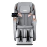 Livemor Massage Chair Electric Recliner Double Core Mechanism Massager ROWA White - Image 3