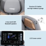 Livemor Massage Chair Electric Recliner Double Core Mechanism Massager ROWA White - Image 10