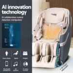 Livemor 4D Massage Chair Electric Recliner Home Massager Gray Sina - Image 5