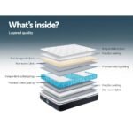 Giselle Bedding 21cm Mattress Euro Top Double - Image 7