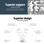 Giselle Bedding 21cm Mattress Euro Top Single - Image 6