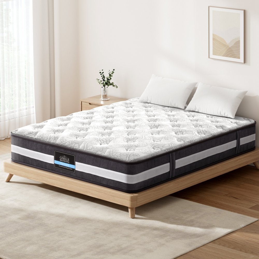 MATTRESS-0606-D-202512041440-00.jpg Giselle Bedding 30cm Mattress Pocket Spring Double - Image 1