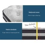 Giselle Bedding 30cm Mattress Pocket Spring Double - Image 7