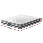 Giselle Bedding 21cm Mattress Pillow Top King - Image 3