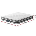 Giselle Bedding 21cm Mattress Pillow Top Queen - Image 3