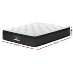 Giselle Bedding 34cm Mattress Euro Top Queen - Image 3