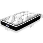 Giselle Bedding 32cm Mattress Euro Top King Single - Image 3