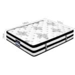Giselle Bedding 34cm Mattress Euro Top Pocket Spring Double - Image 3