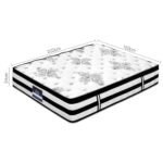 Giselle Bedding 34cm Mattress Euro Top Pocket Spring King - Image 3
