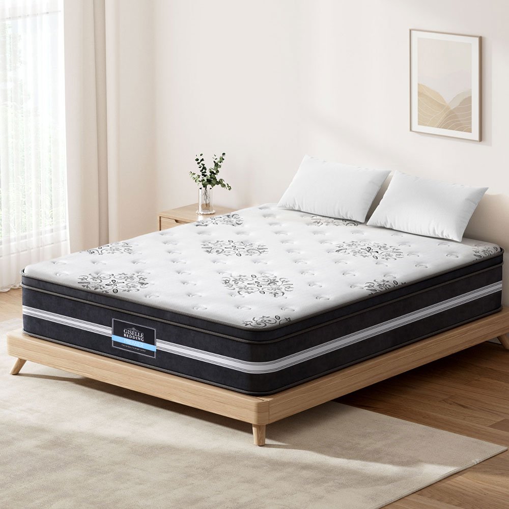 MATTRESS-0909-QUEEN-202512041446-00.jpg Giselle Bedding 34cm Mattress Cool Gel Memory Foam Queen - Image 1